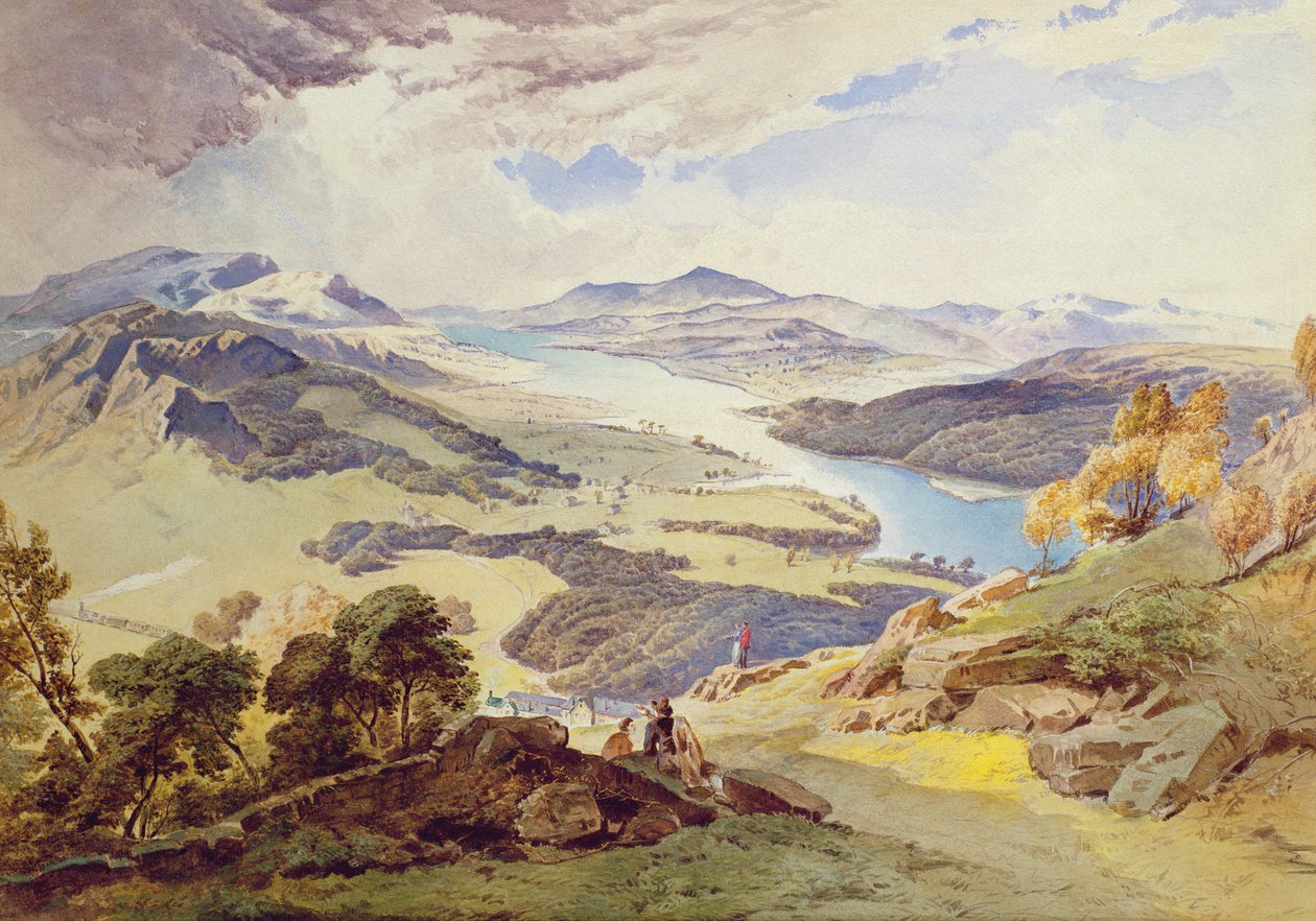 Windermere az Ormot Headtől alkotó: Joseph Mallord William Turner