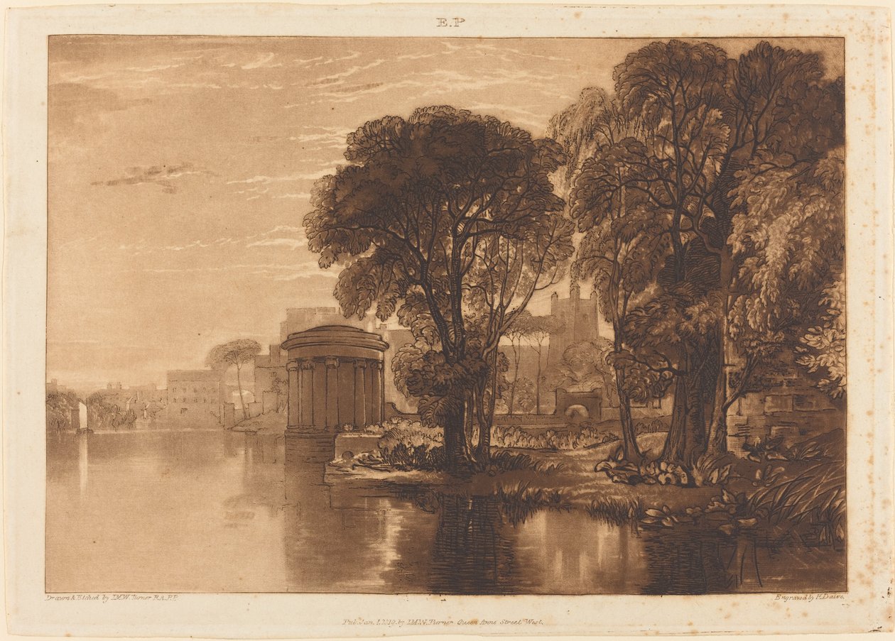 Isleworth alkotó: Joseph Mallord William Turner and Henry Edward Dawe