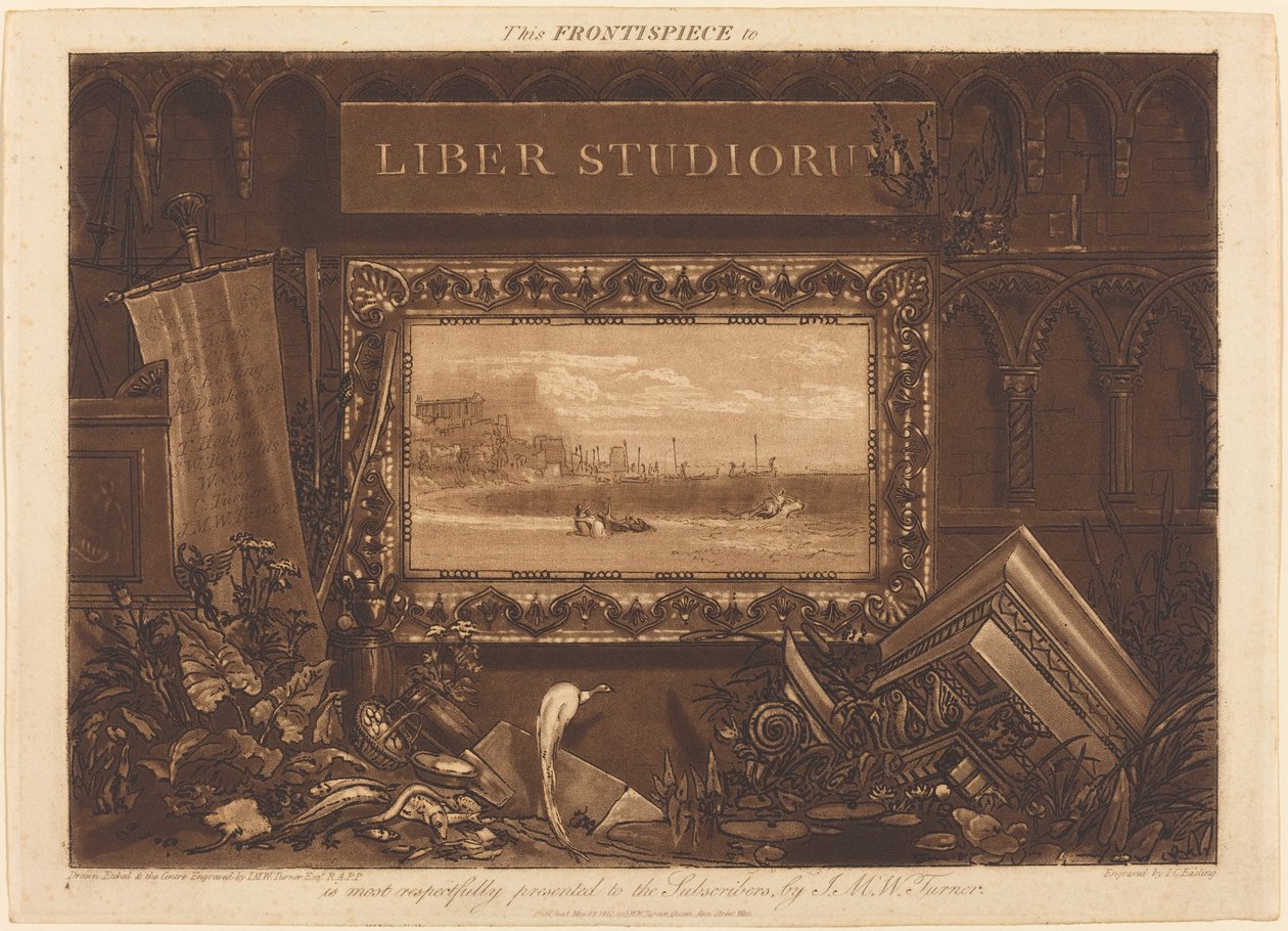 Homlokzat alkotó: Joseph Mallord William Turner and J.C. Easling