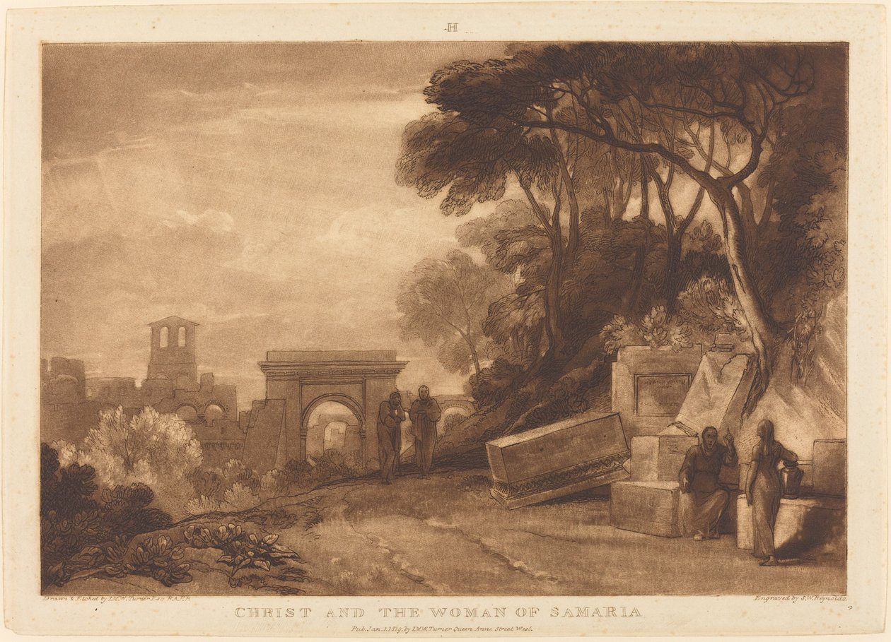 A szamáriai asszony alkotó: Joseph Mallord William Turner and Samuel William Reynolds I