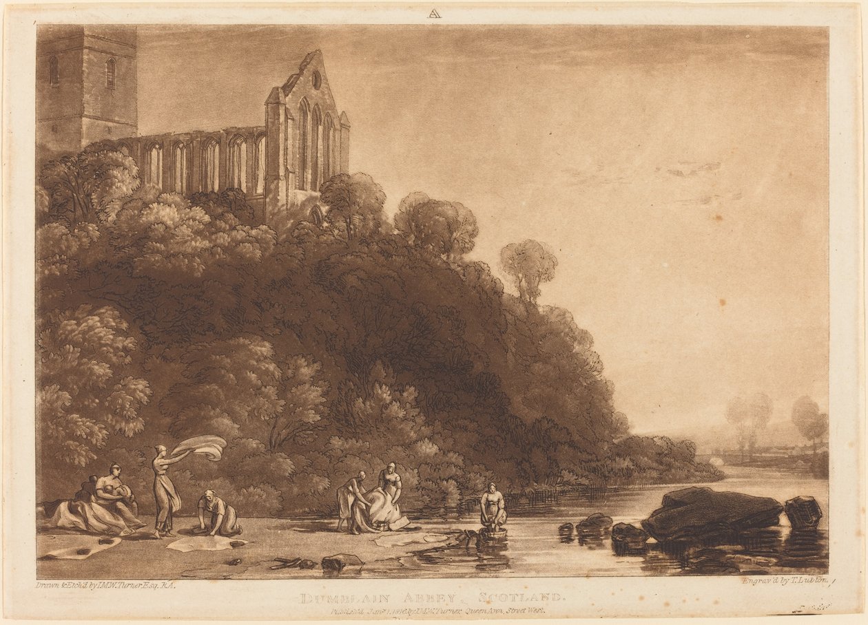 Dumblain apátság alkotó: Joseph Mallord William Turner and Thomas Goff Lupton