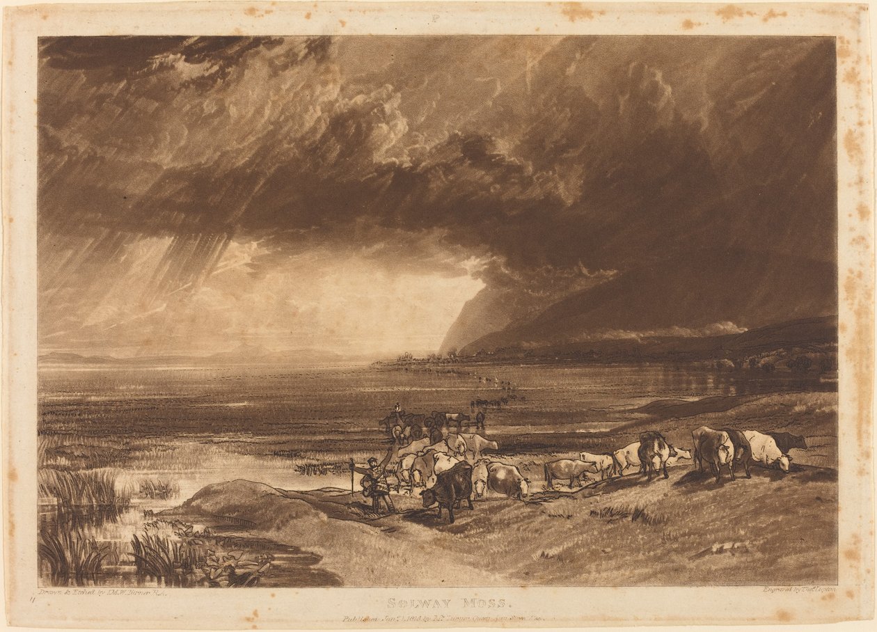 Solway Moss alkotó: Joseph Mallord William Turner and Thomas Goff Lupton