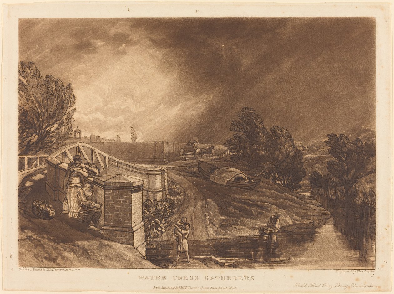 Vízitorma-gyűjtők alkotó: Joseph Mallord William Turner and Thomas Goff Lupton
