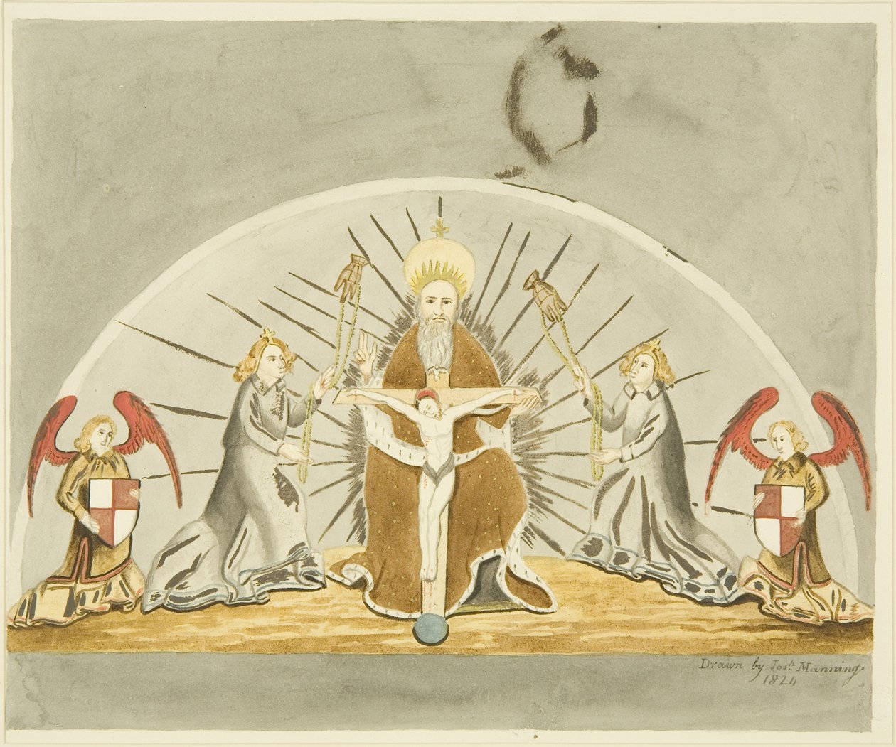 Oltárkép Canynges kápolnájában alkotó: Joseph Manning