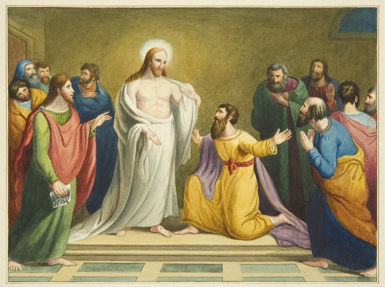 John King oltárképének másolata a Szent Tamás-templomban alkotó: Joseph Manning