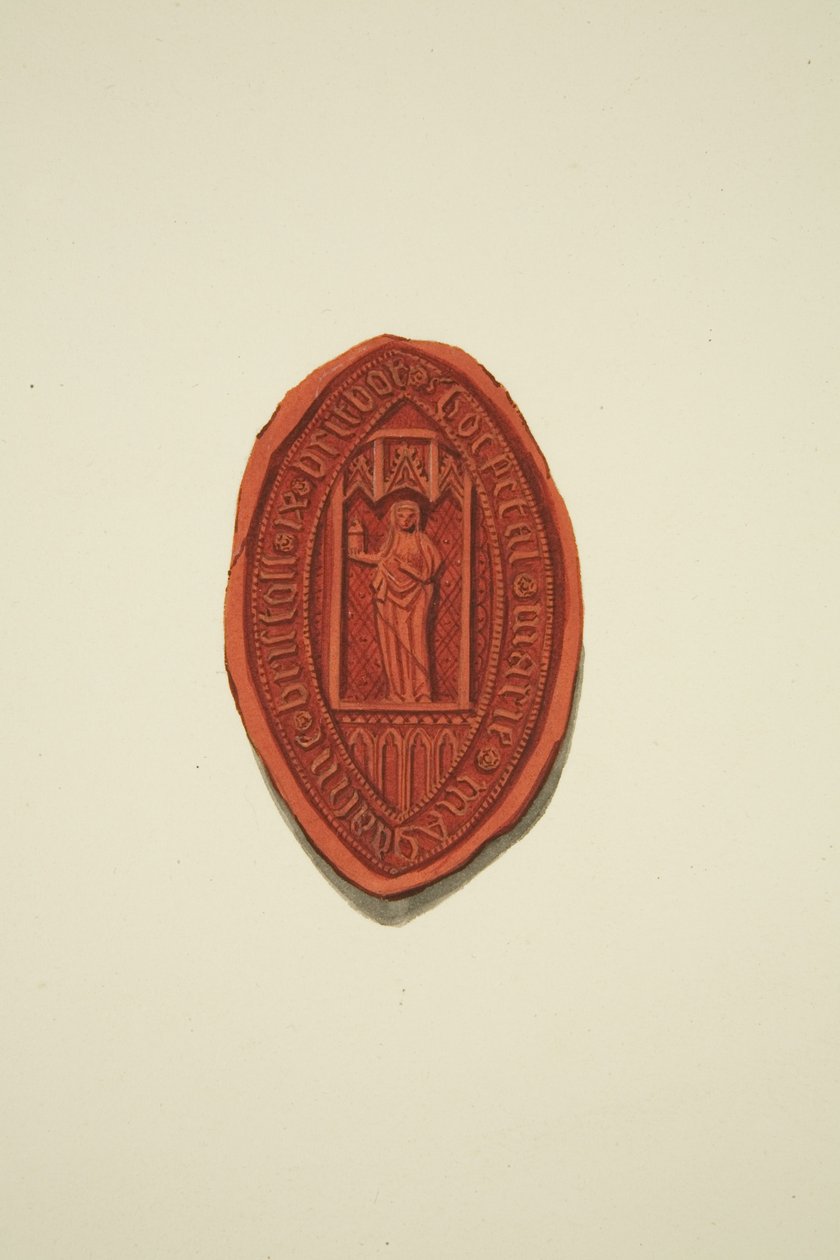 A kórház pecsétje Marie Magdaline [Mary Magdalen] Bristoll IX Britbow alkotó: Joseph Manning