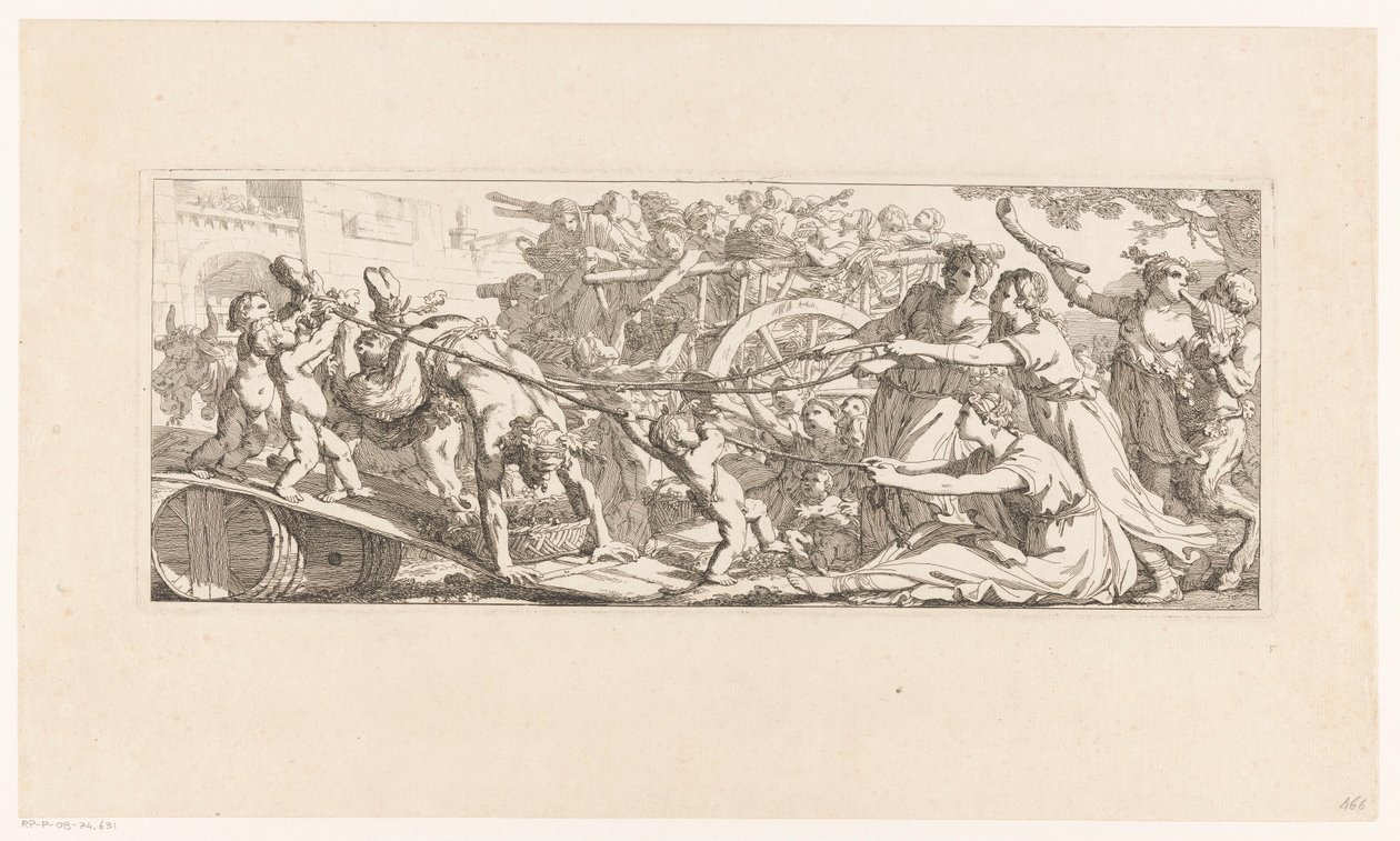 A szüret visszatérése Les travaux de la vendange (sorozat címe) alkotó: Joseph Marie Vien (I)