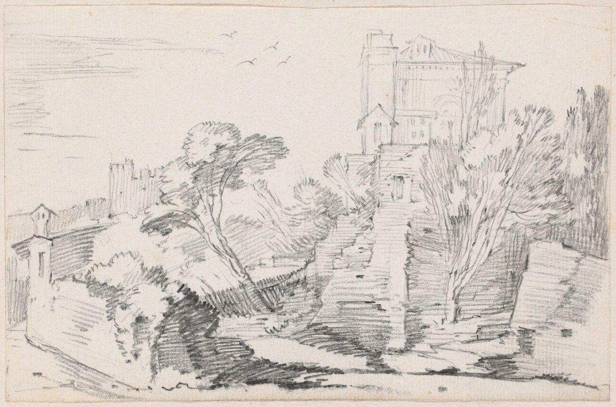 Farnese kaszinó a Palatinus-dombon, Róma alkotó: Joseph Marie Vien