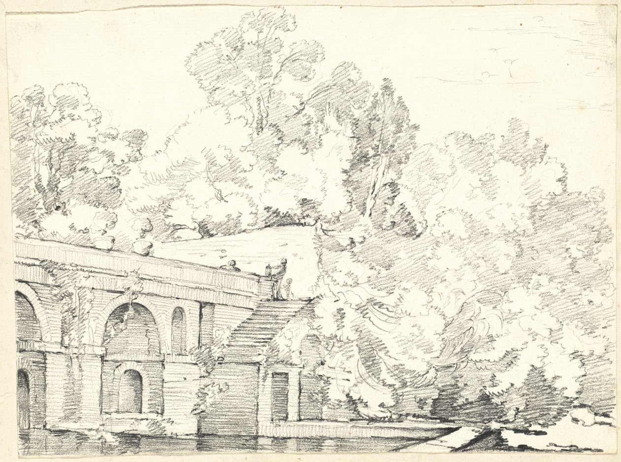 A halastó és a Villa Madama alkotó: Joseph Marie Vien
