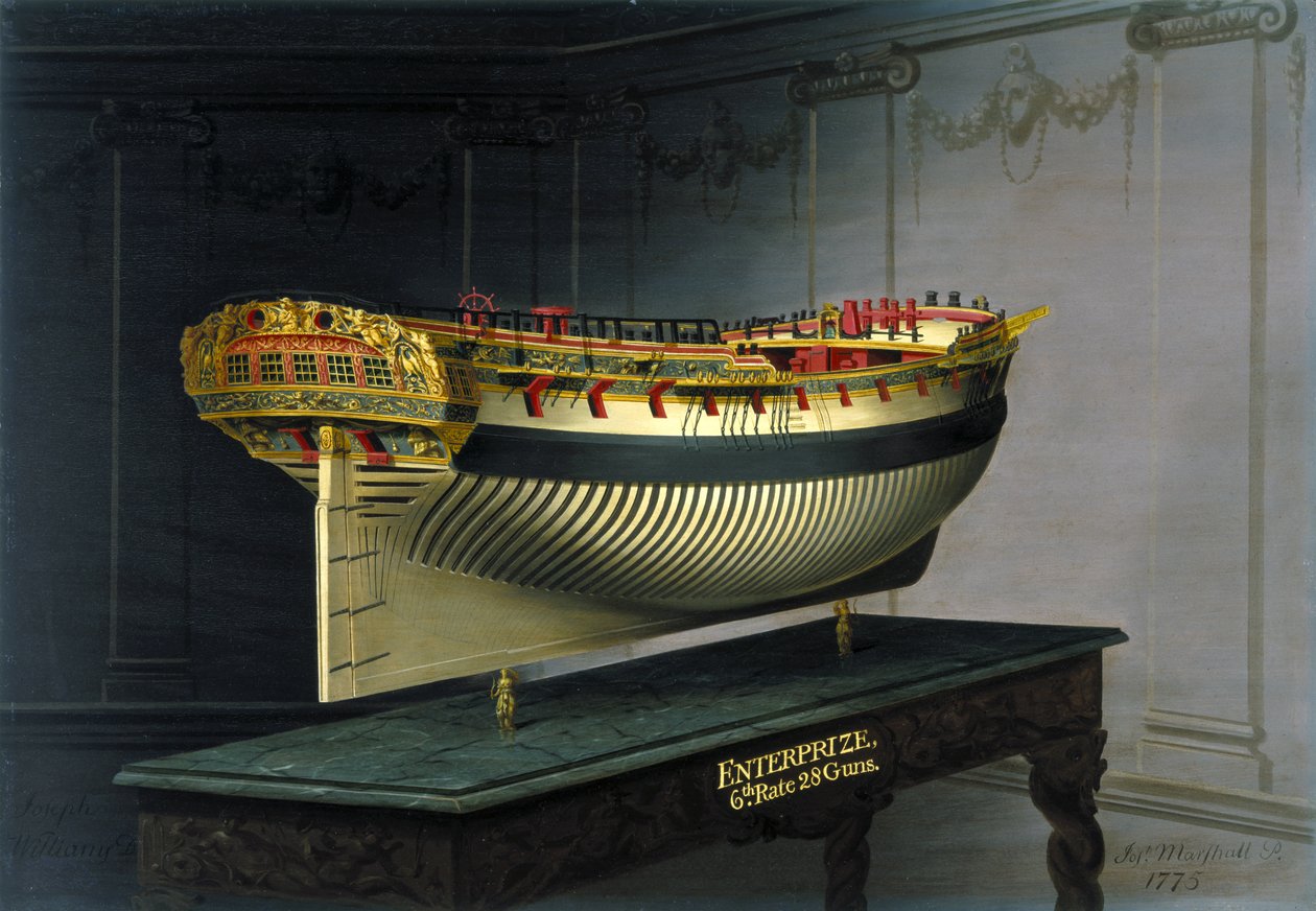 HMS Enterprise, 1775 alkotó: Joseph Marshall