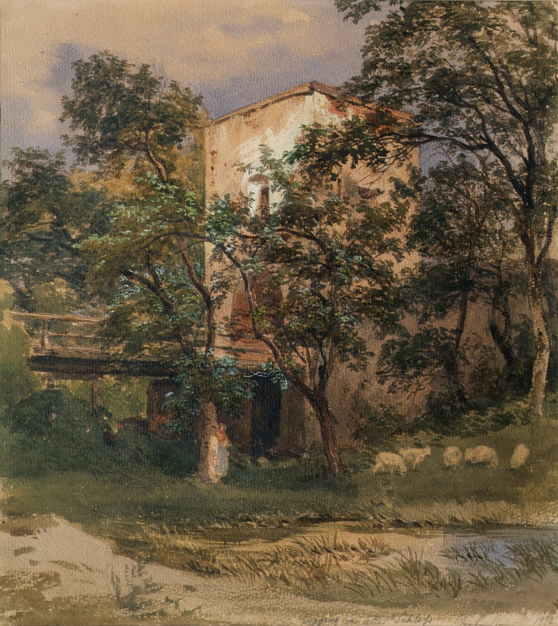 A Seebenstein-kastély bejárata alkotó: Joseph Martin Höger