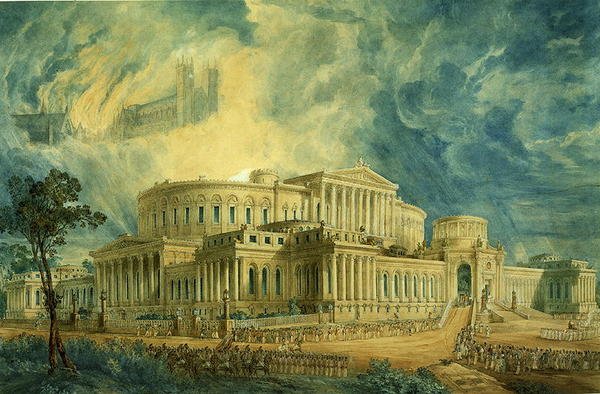 New Senate House, London, kivitelezetlen terv alkotó: Joseph Michael Gandy