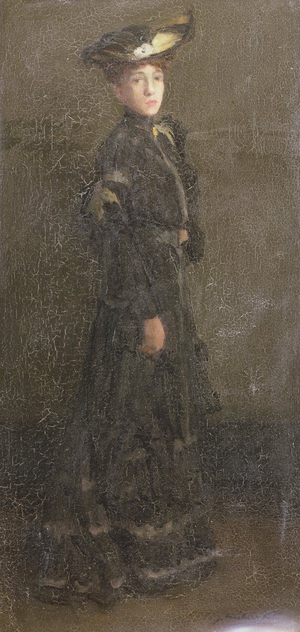 Parisian Lady (olaj, vászon) alkotó: Joseph Milner Kite