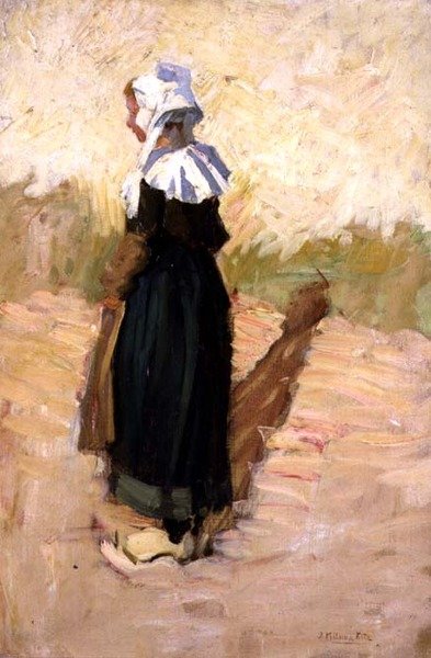 A kis breton lány alkotó: Joseph Milner Kite