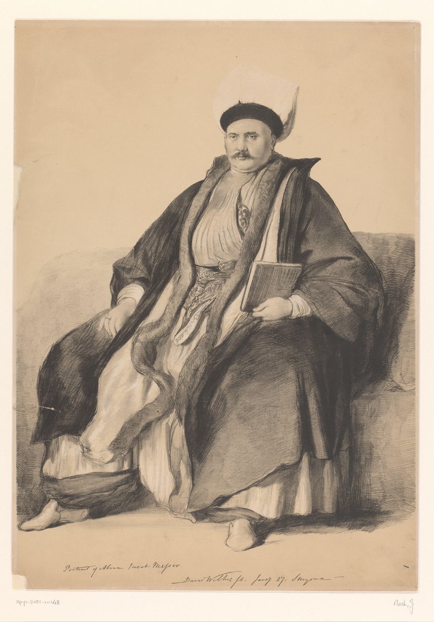 Abram Jacob Messir portréja alkotó: Joseph Nash