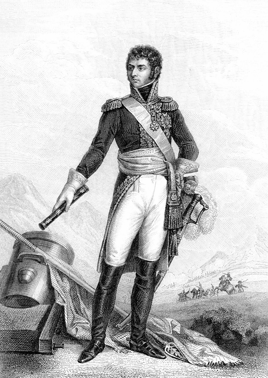 Jean-Baptiste-Jules Bernadotte marsall, XIV. Károly svéd (metszet) alkotó: Joseph Nicolas (after) Jouy
