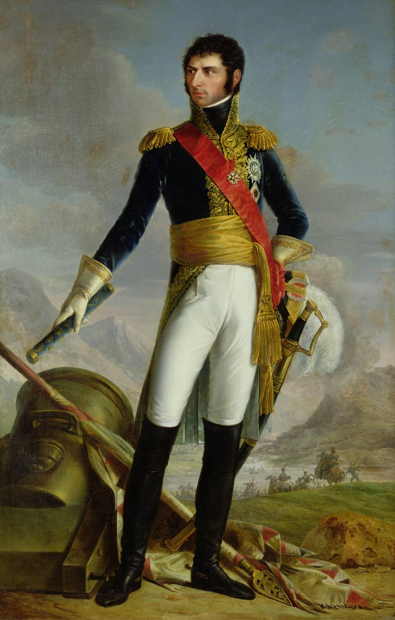 Charles Jean Baptiste Bernadotte (1763-1844) portréja Francois Joseph Kinson (1771-1839) festménye után (olaj, vászon) alkotó: Joseph Nicolas Jouy