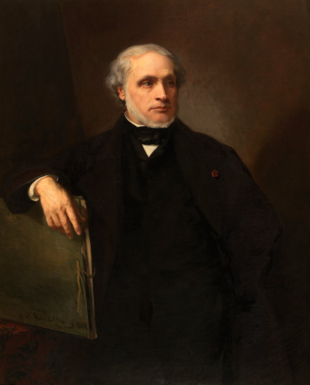 Önarckép (olaj, vászon) alkotó: Joseph Nicolas Robert Fleury