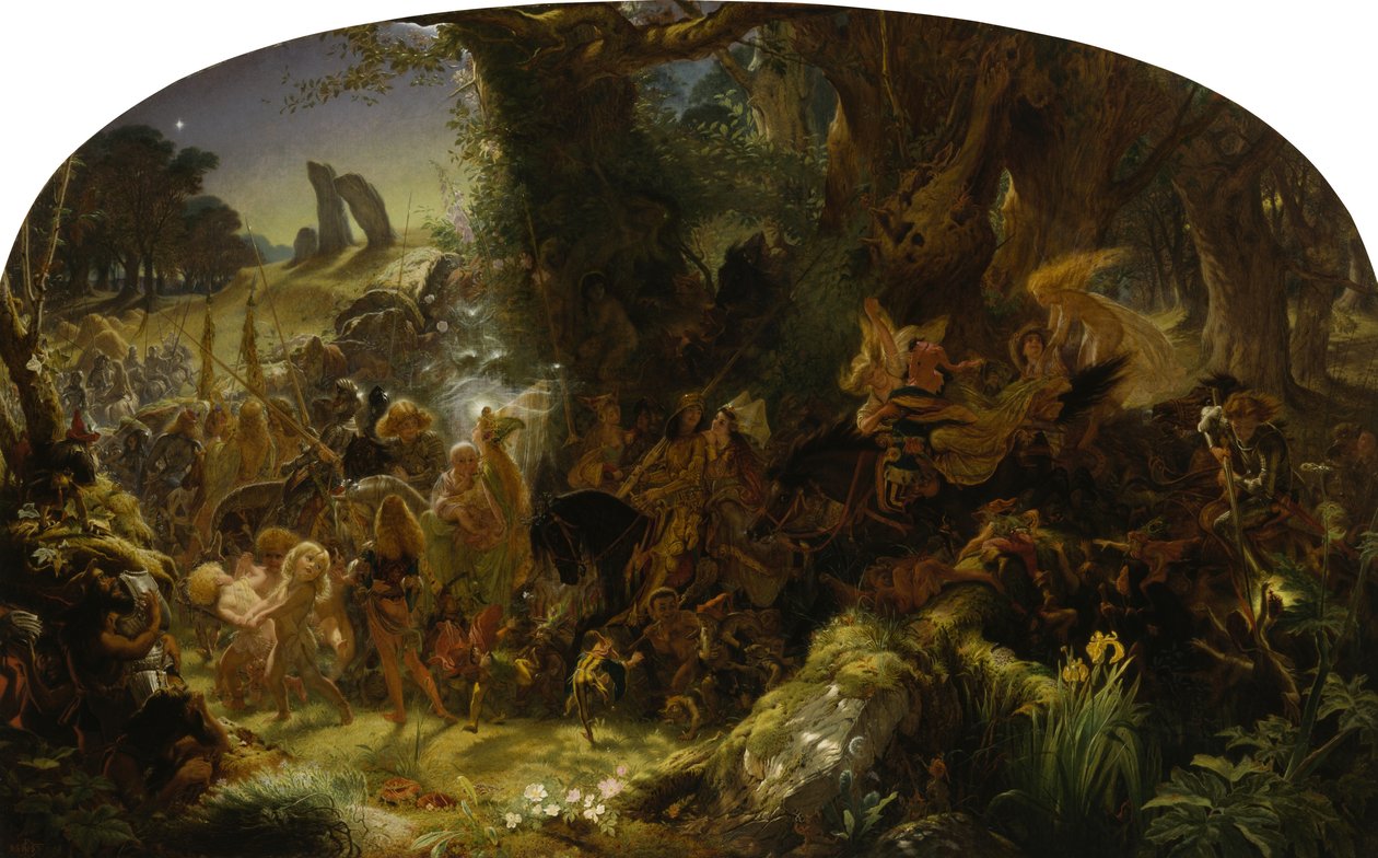 The Fairy Raid: Csereváltás – Szentivánéj alkotó: Joseph Noel Paton