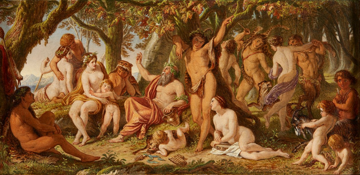 Silenus éneke (olaj, vászon) alkotó: Joseph Noel Paton