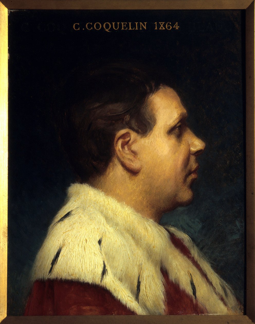 Constant Poppy (1841-1904) portréja. Joseph Paul Blanc (1846-1904) festménye alkotó: Joseph Paul Blanc