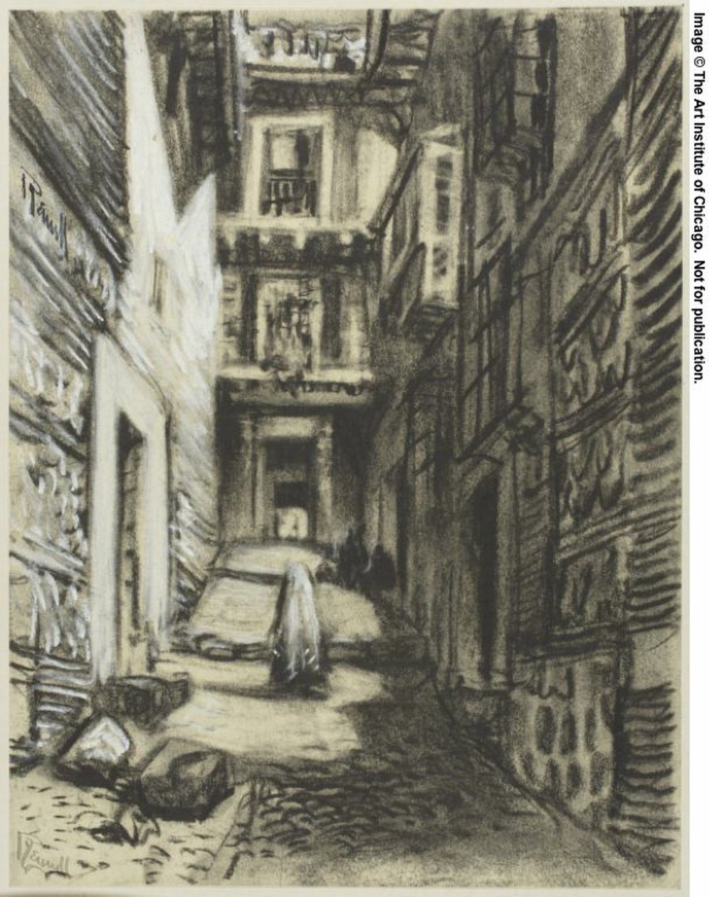 Toledo utcája alkotó: Joseph Pennell