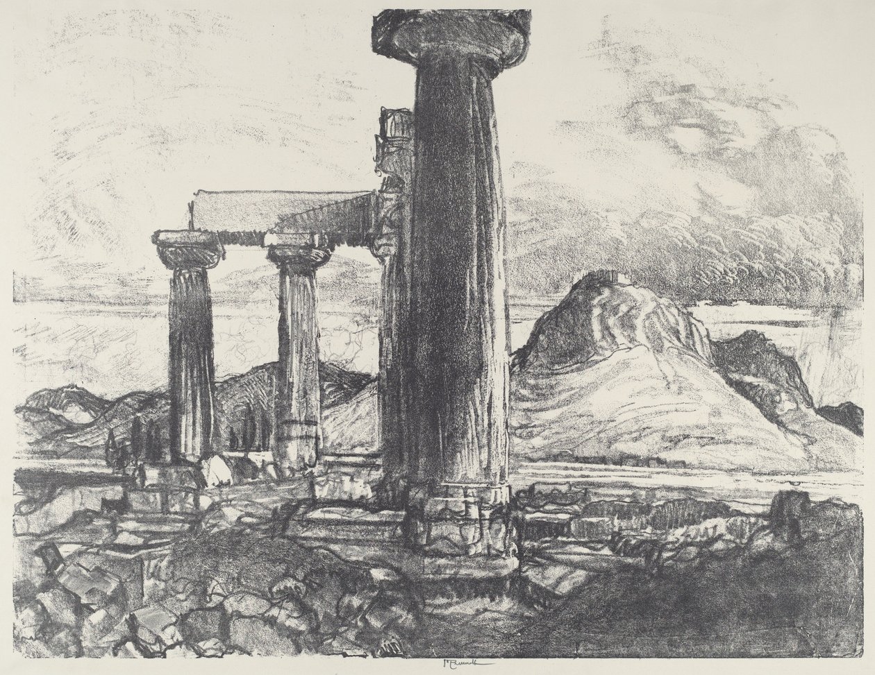 Acro, Corinth Korinthosból alkotó: Joseph Pennell