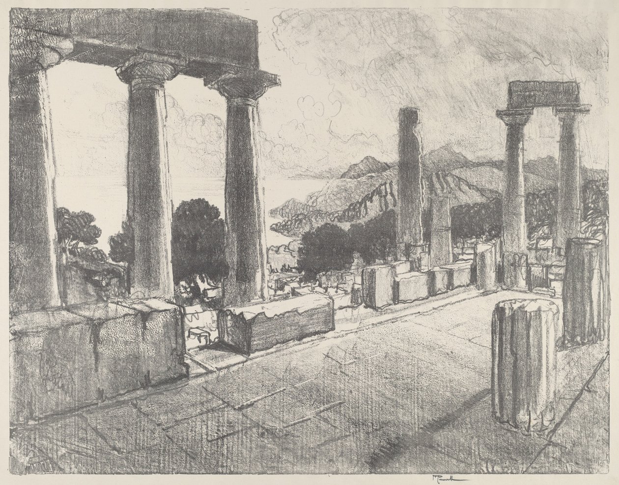 Aegina, a Fekete-erdő alkotó: Joseph Pennell