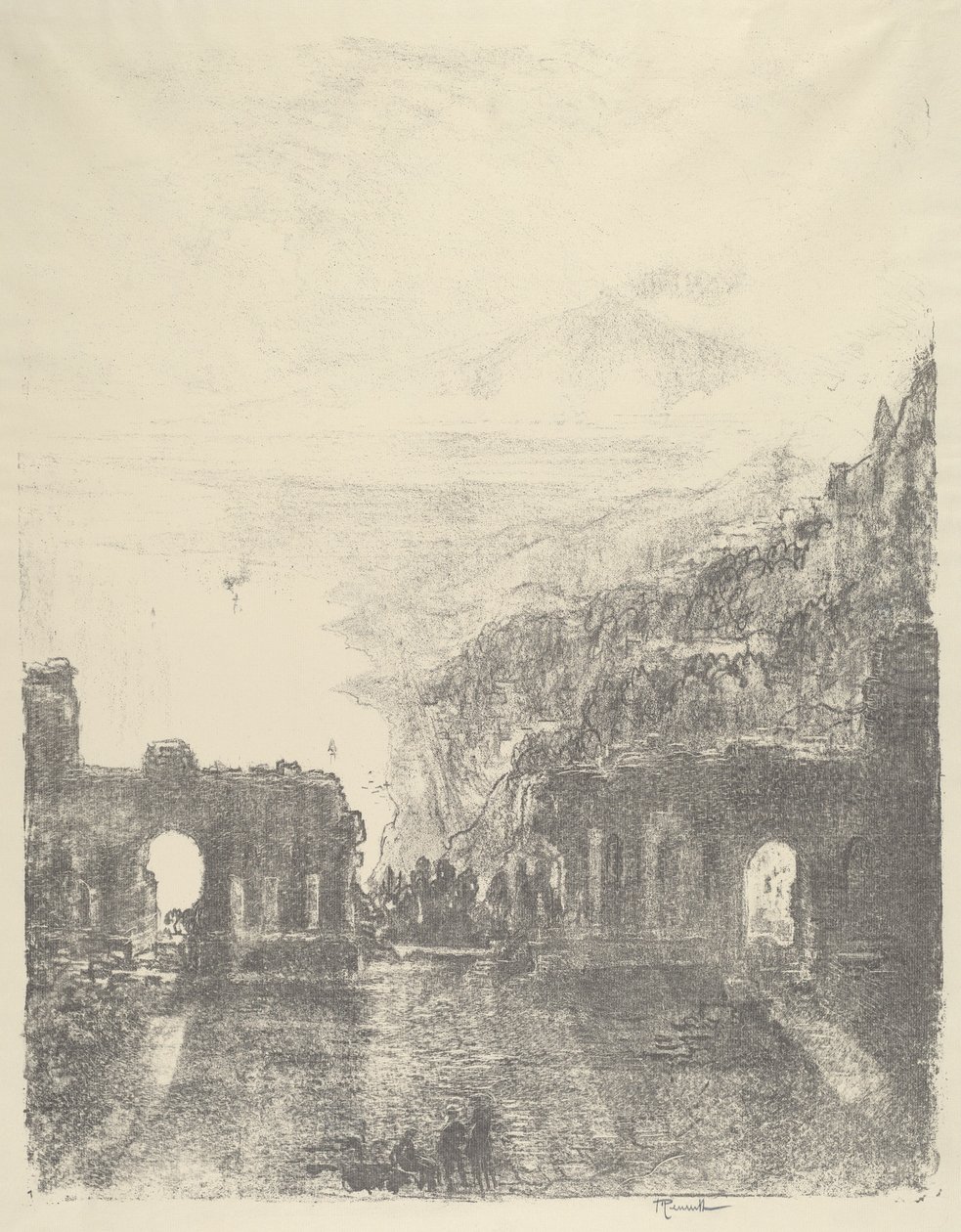 Aetna Taormina felett alkotó: Joseph Pennell