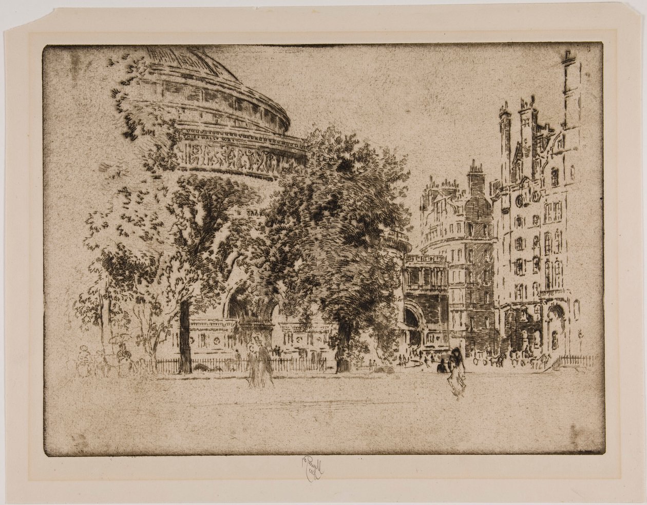 Albert Hall, London alkotó: Joseph Pennell