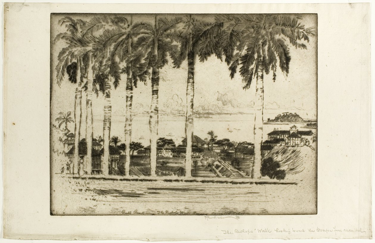 Bishops Walk, Ancon Hill, Panama alkotó: Joseph Pennell