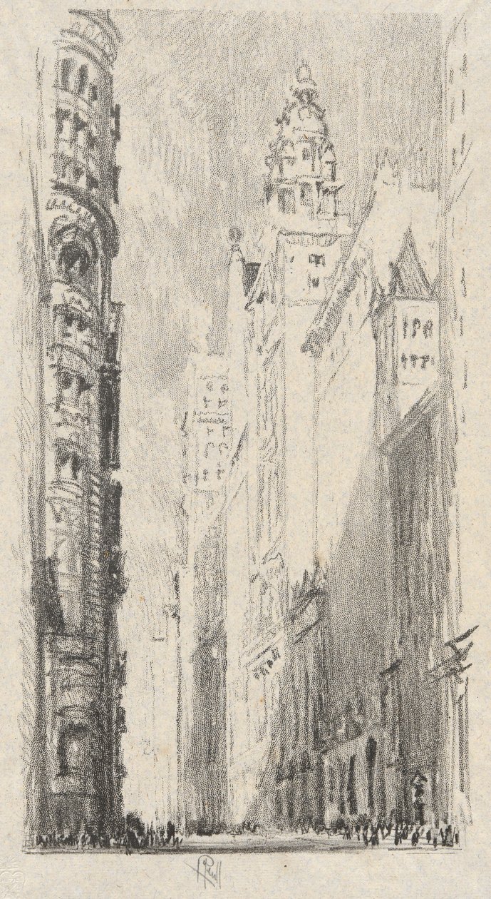 Broadway Towers alkotó: Joseph Pennell