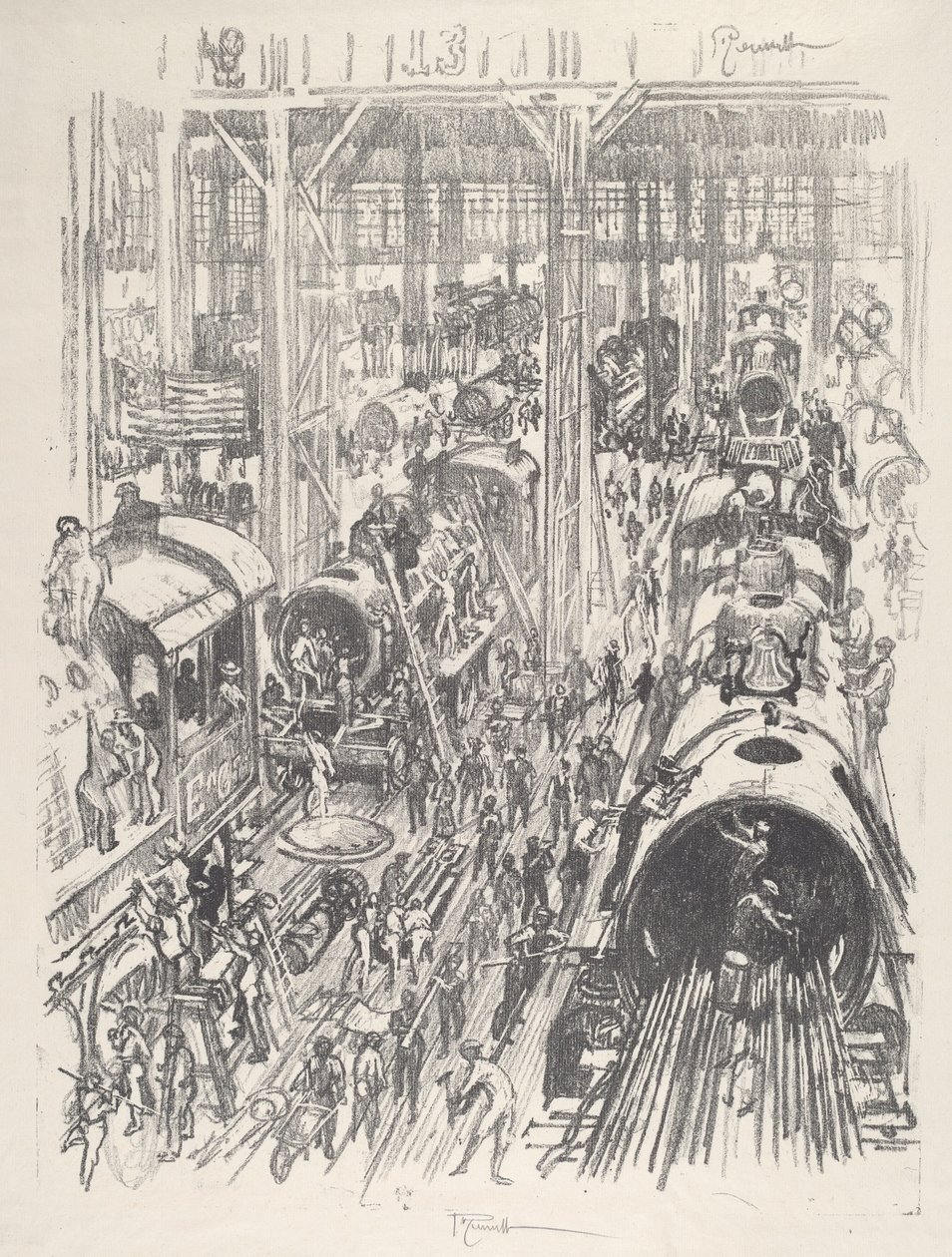 Motorok építése a szövetségesek számára alkotó: Joseph Pennell