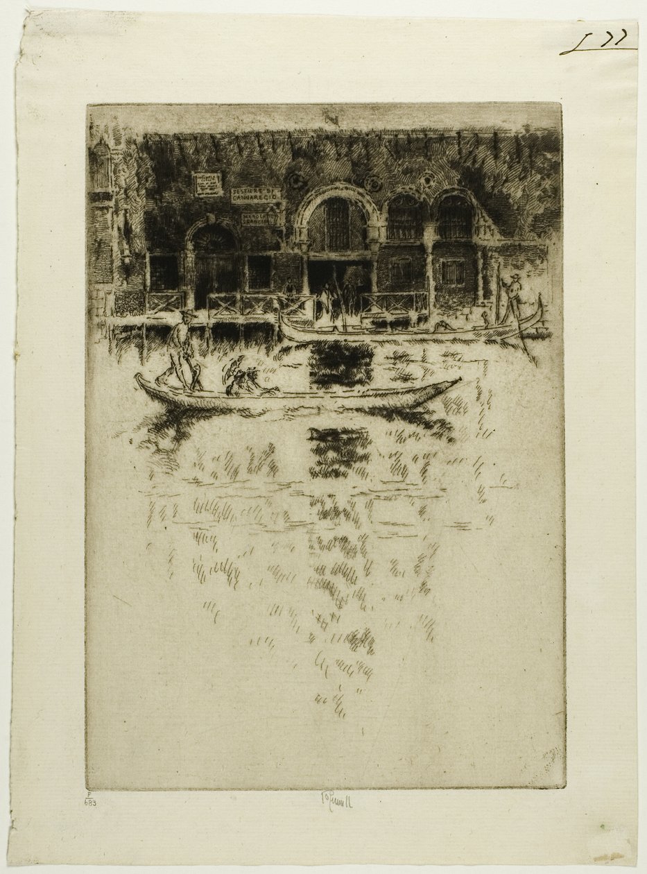 Bizánci palota, Velence alkotó: Joseph Pennell