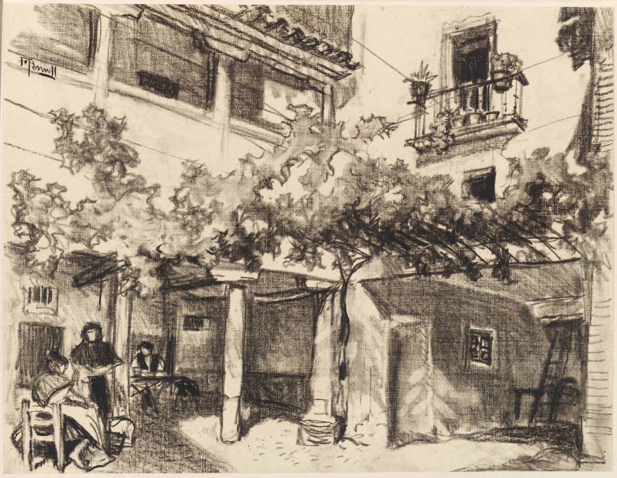 Elragadó képek a hazai életről, Alcalá alkotó: Joseph Pennell