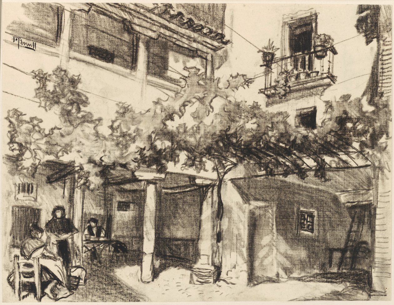 Elragadó képek a hazai életről, Alcalá alkotó: Joseph Pennell