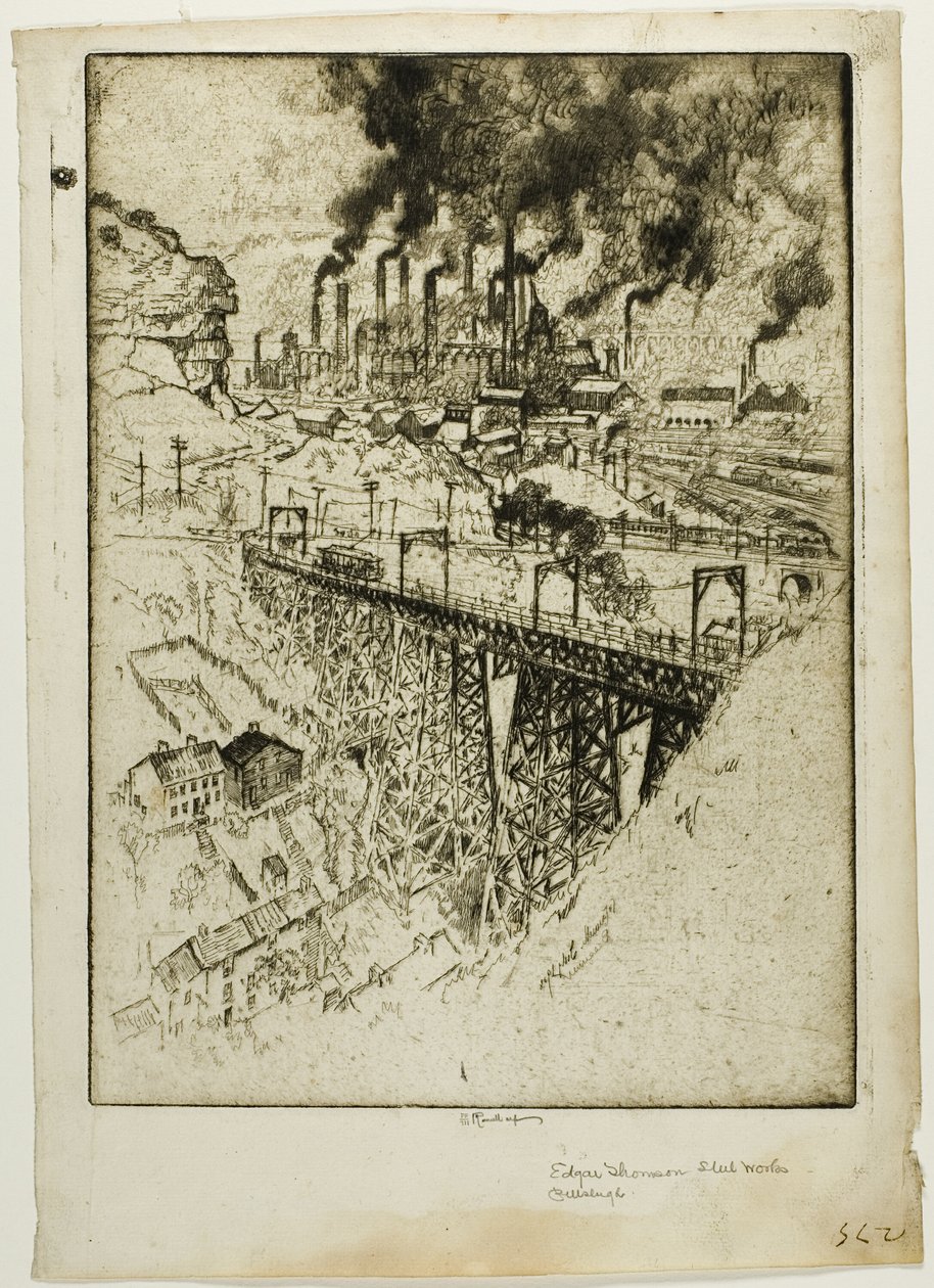 Edgar Thompson Works, Bessemer alkotó: Joseph Pennell