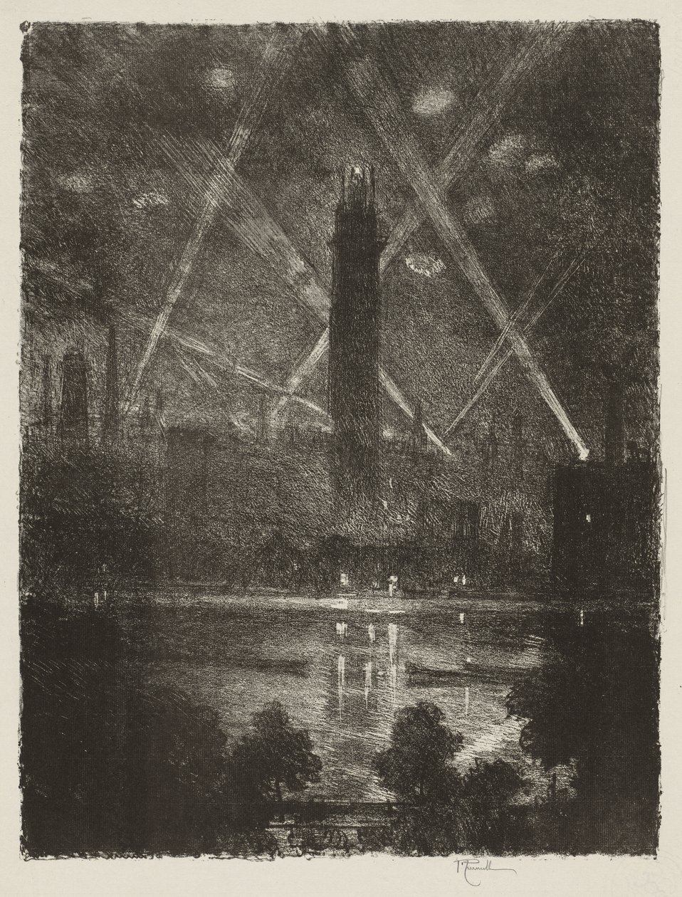 Angol háborús munka: Lövés alkotó: Joseph Pennell