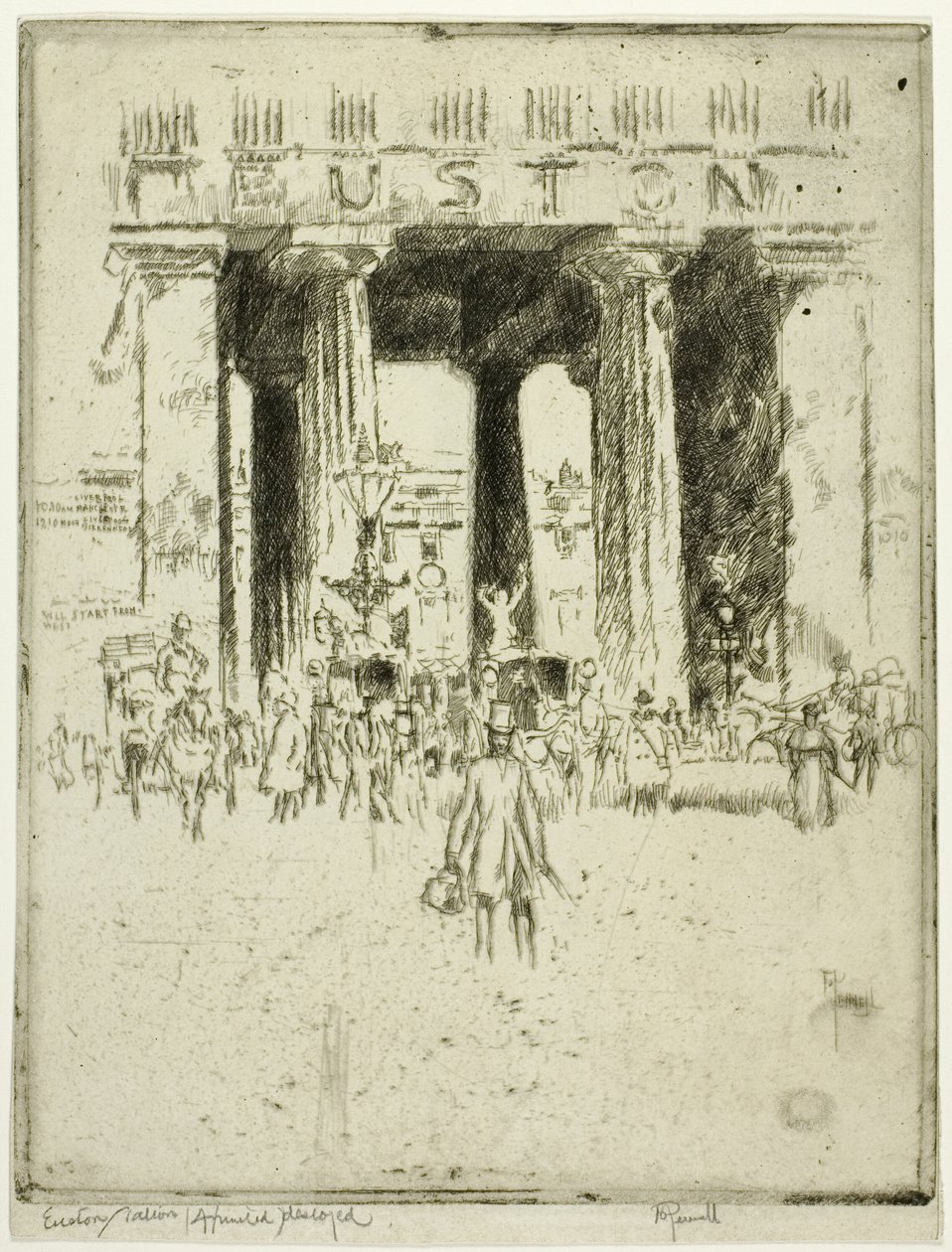 Euston alkotó: Joseph Pennell