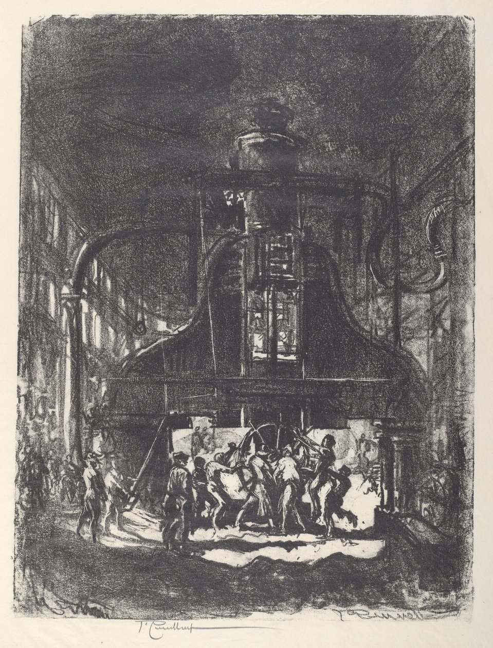 Kagylók kovácsolása, A kerék rabszolgái alkotó: Joseph Pennell