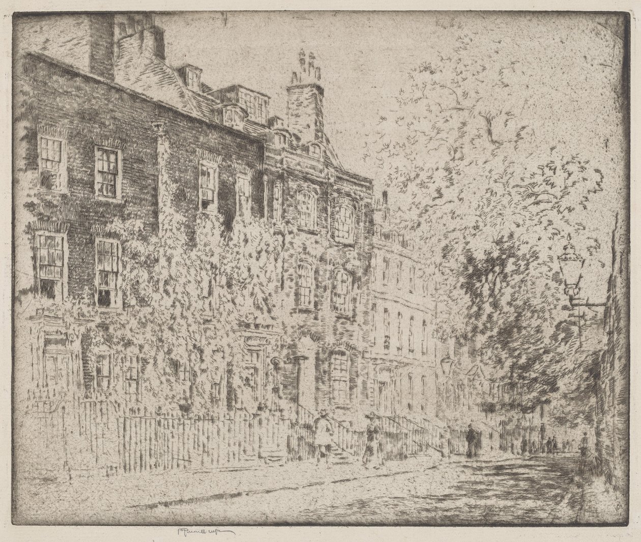 Great College Street, Westminster alkotó: Joseph Pennell