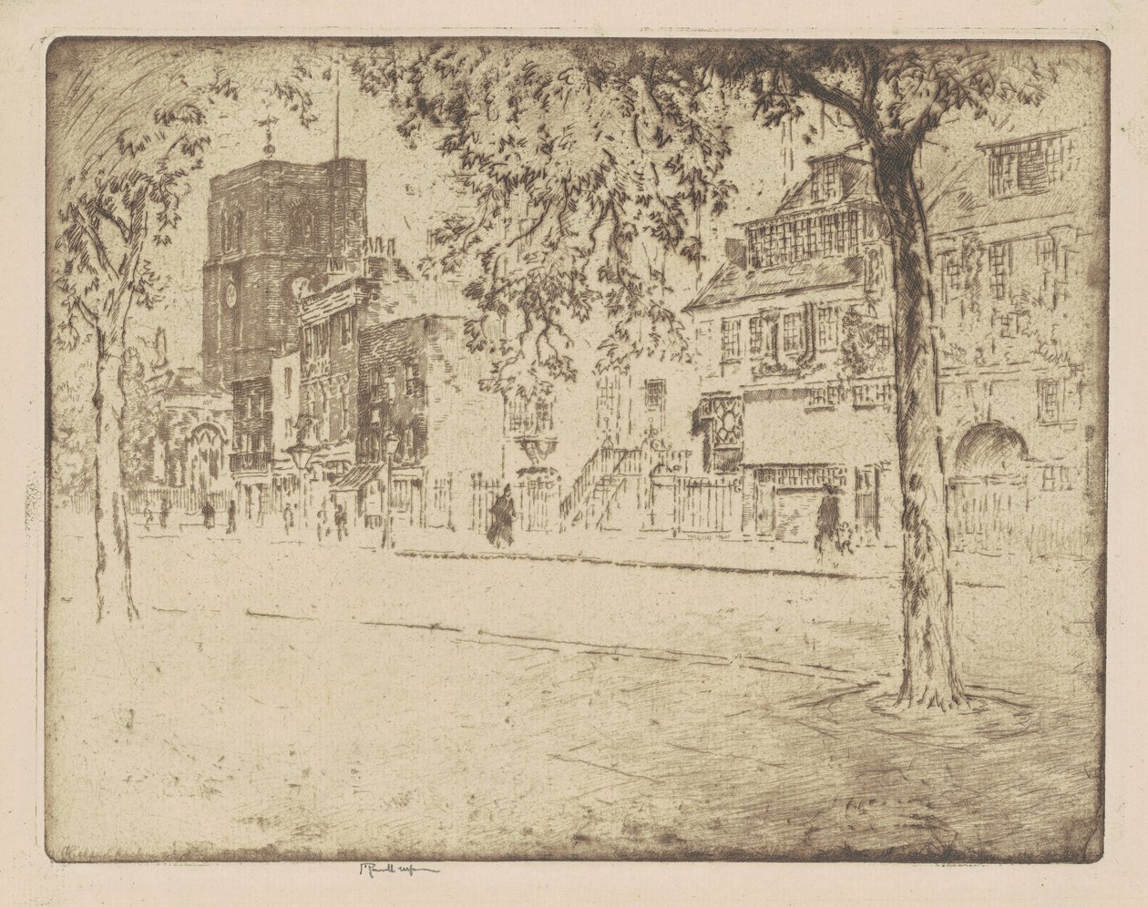 Ház, ahol Whistler meghalt alkotó: Joseph Pennell