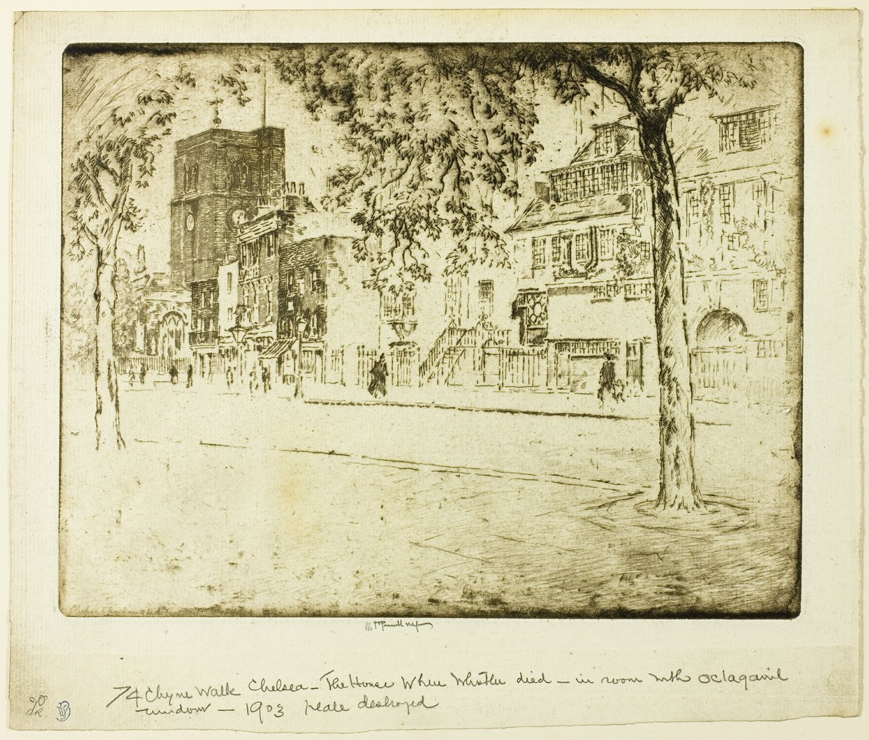 Ház, ahol Whistler meghalt alkotó: Joseph Pennell