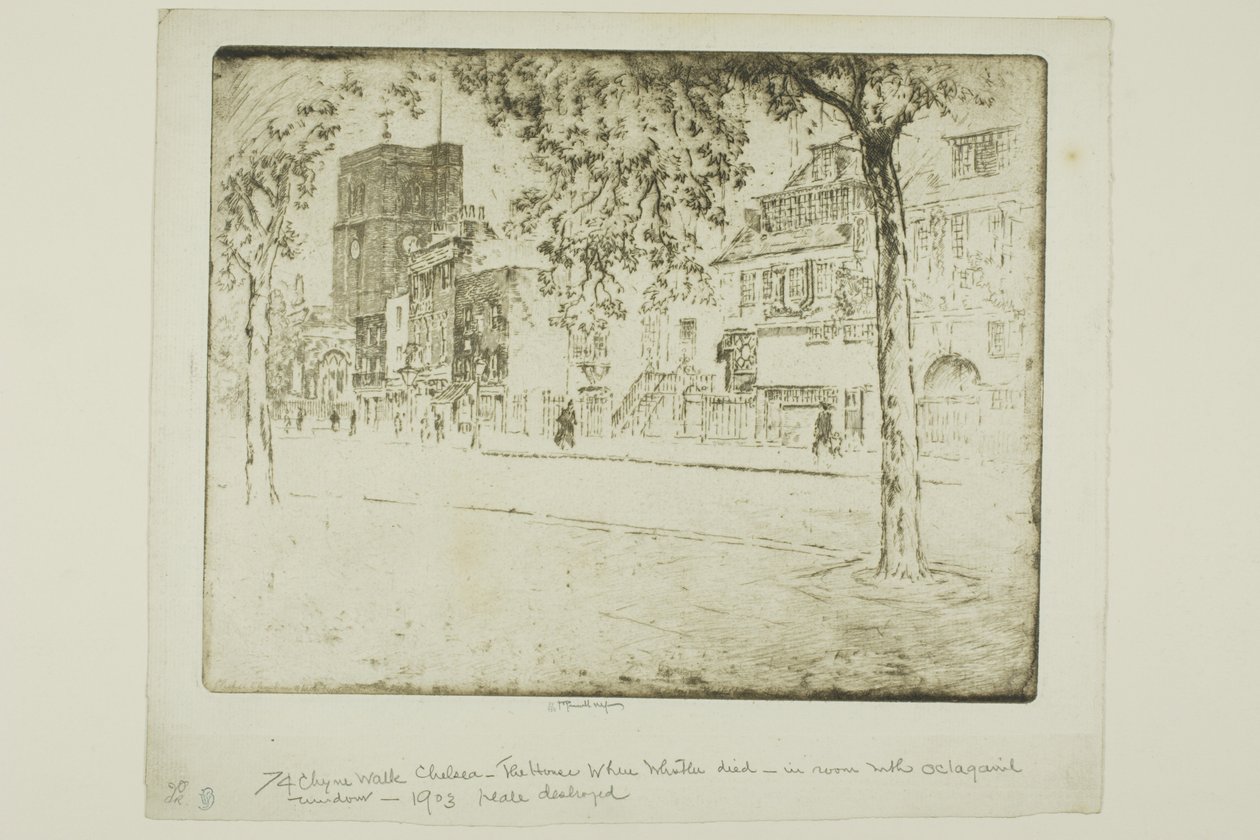 Ház, ahol Whistler meghalt alkotó: Joseph Pennell