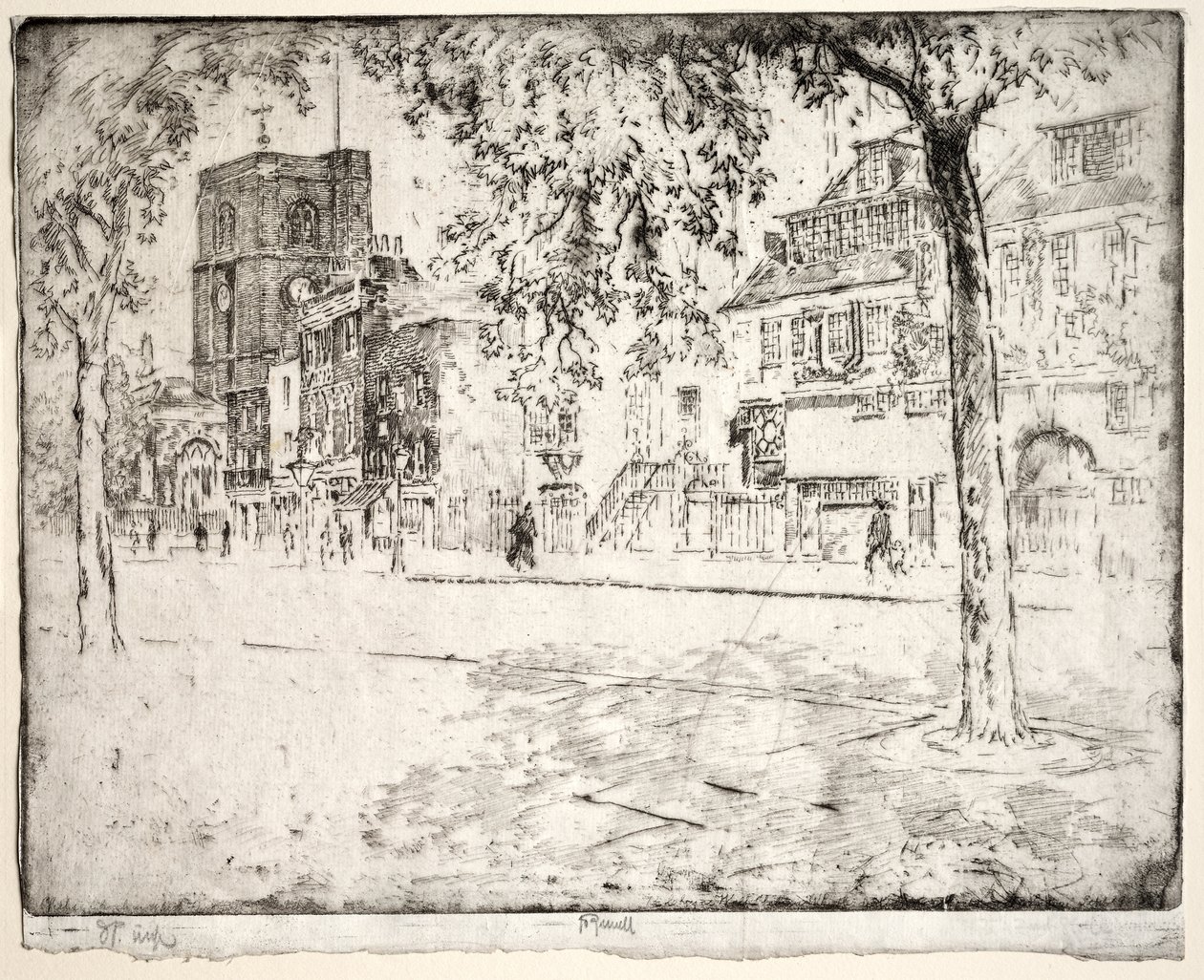 A ház, ahol Whistler meghalt alkotó: Joseph Pennell