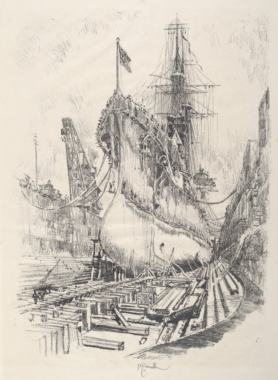 A Dry Dockban alkotó: Joseph Pennell