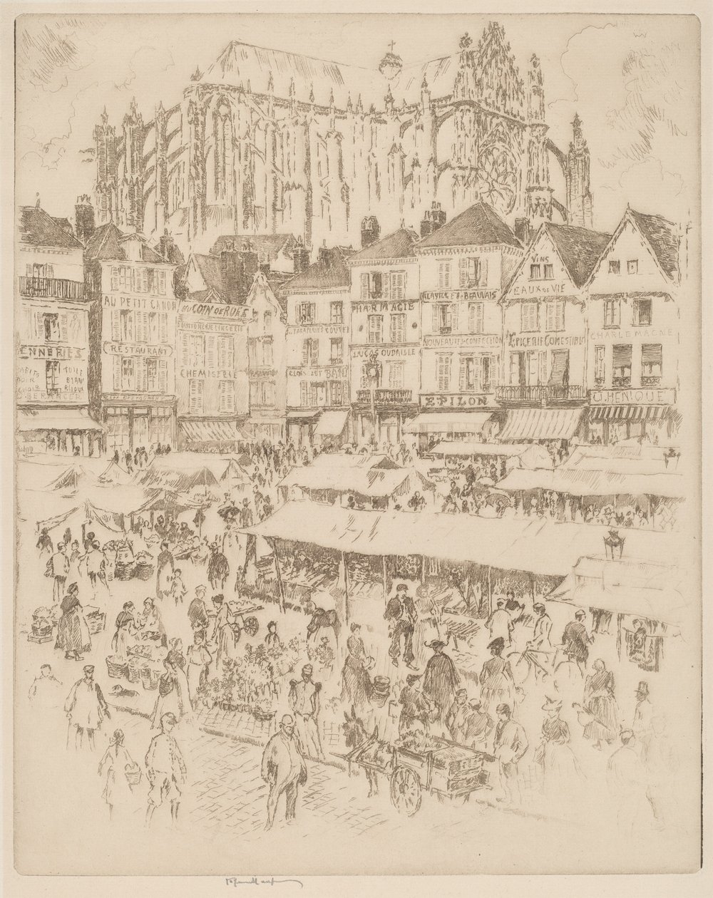 Hely, Beauvais alkotó: Joseph Pennell