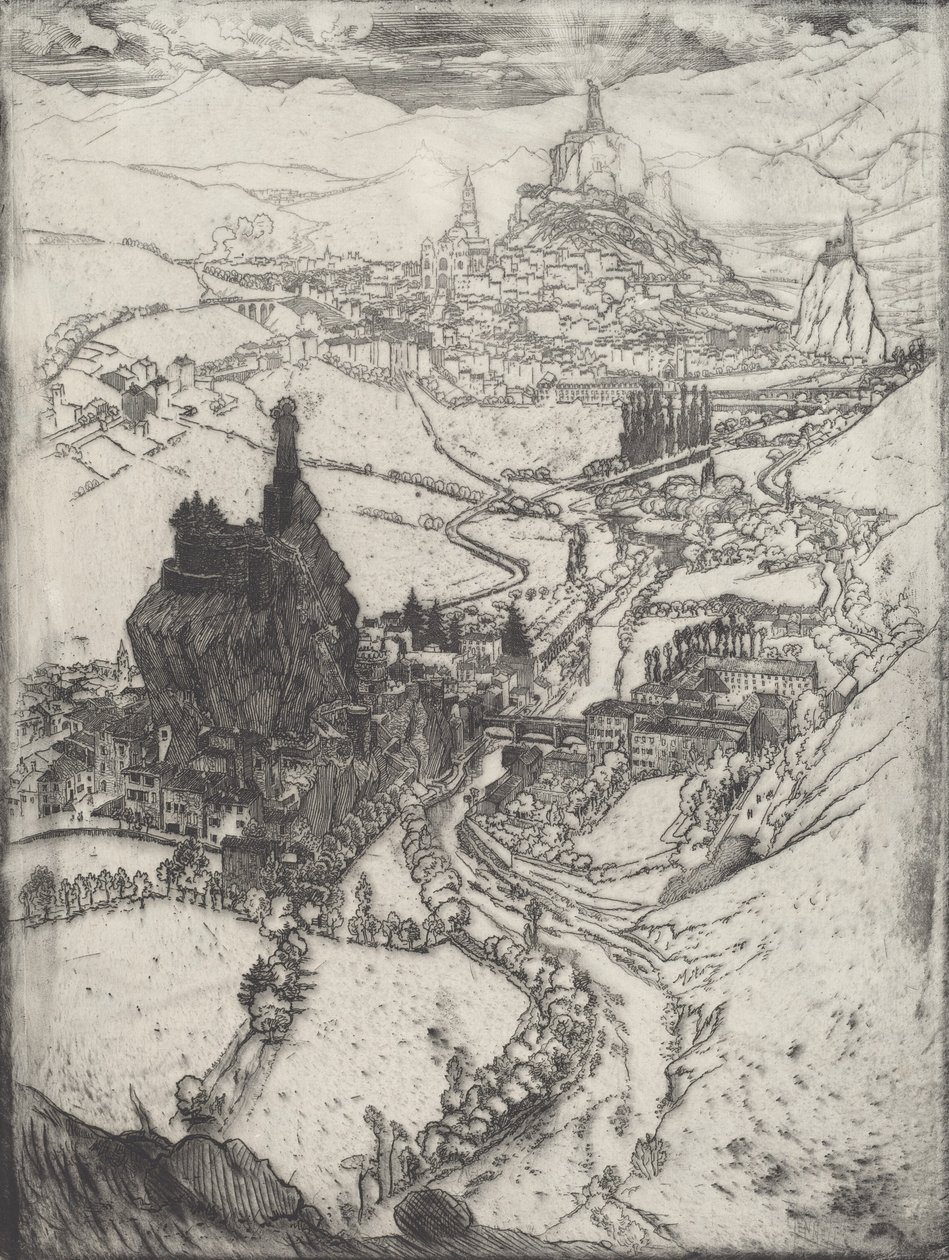 LePuy, 1894. alkotó: Joseph Pennell