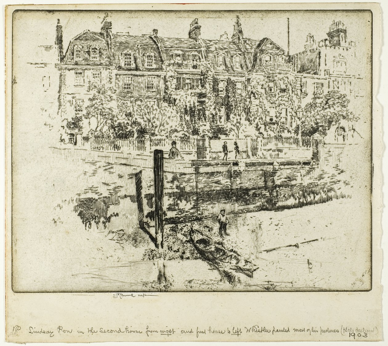 Lindsay Row, Chelsea alkotó: Joseph Pennell