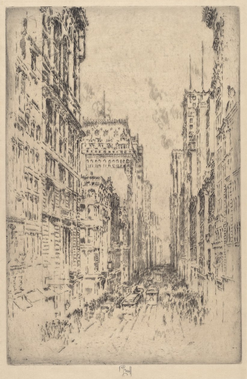 Alsó Broadway alkotó: Joseph Pennell